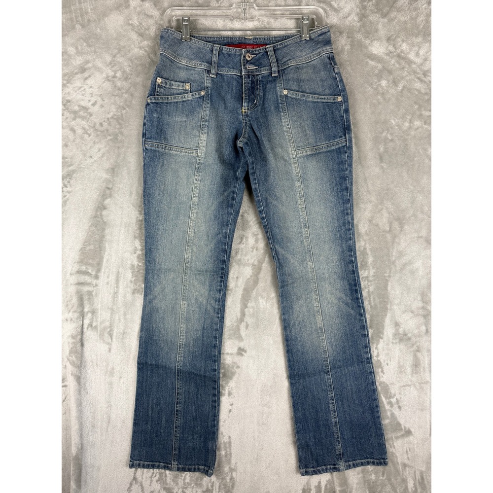 Guess Women's Boot Cut Jeans - Light Blue Wash
